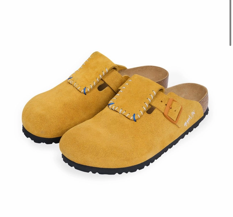 (240mm)아더에러x버켄스탁 보스턴 플랩 허니 슬리퍼 새제품 팝니다 이미지
