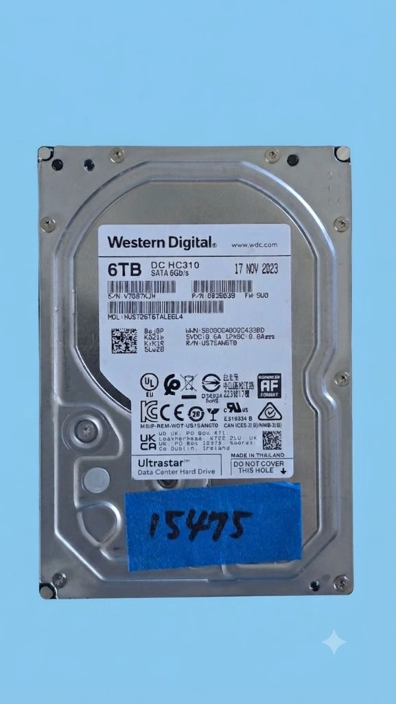 Western Digital Ultrastar HC310 6TB 하드디스크 이미지
