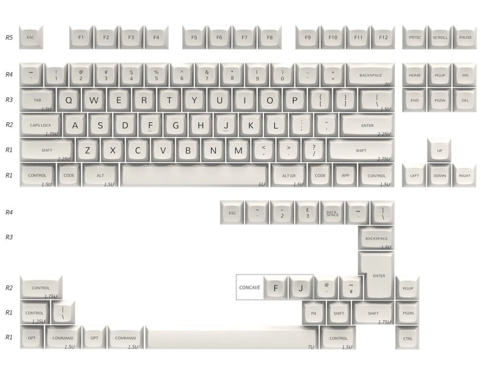 KBDfans HiPro EC Keycaps 토프레 키캡 새상품급 검수 리얼포스 해피해킹 하이프로 이미지