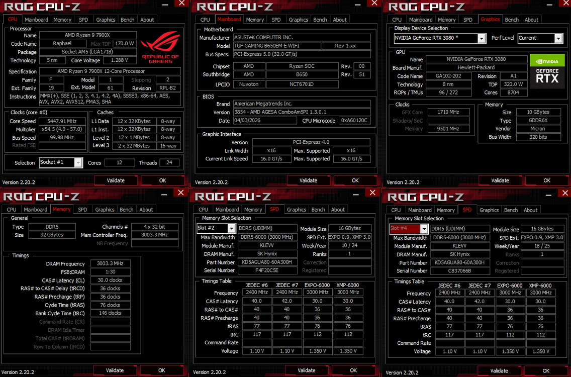 [PC] 7900X + RTX 3080 / 고성능 게이밍,영상편집,3D작업용 PC 이미지