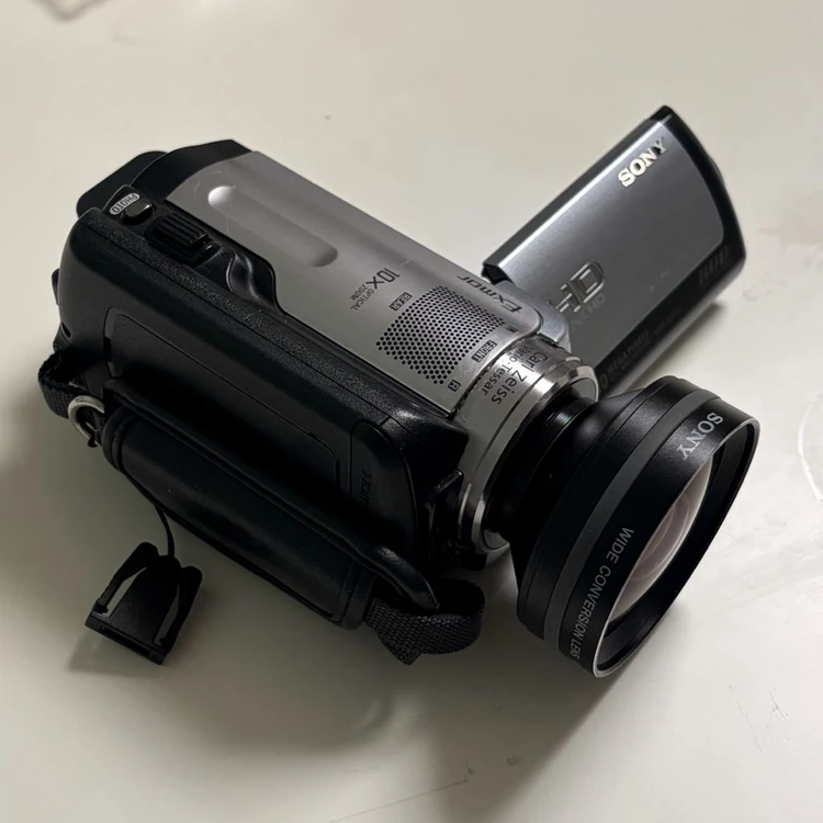 소니 Sony HDR-XR100 실버 빈티지 캠코더 이미지