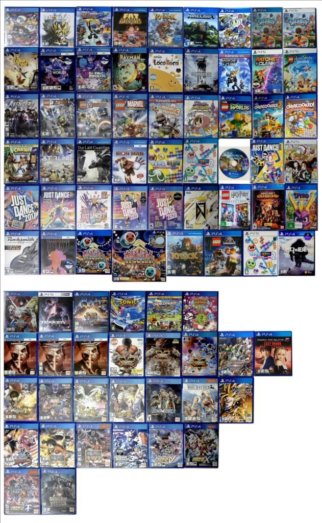 플스 PS4 PS5 게임 CD 타이틀 이미지