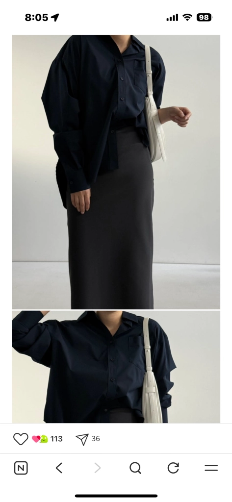 꺌랑 세상편한 스커트 이미지