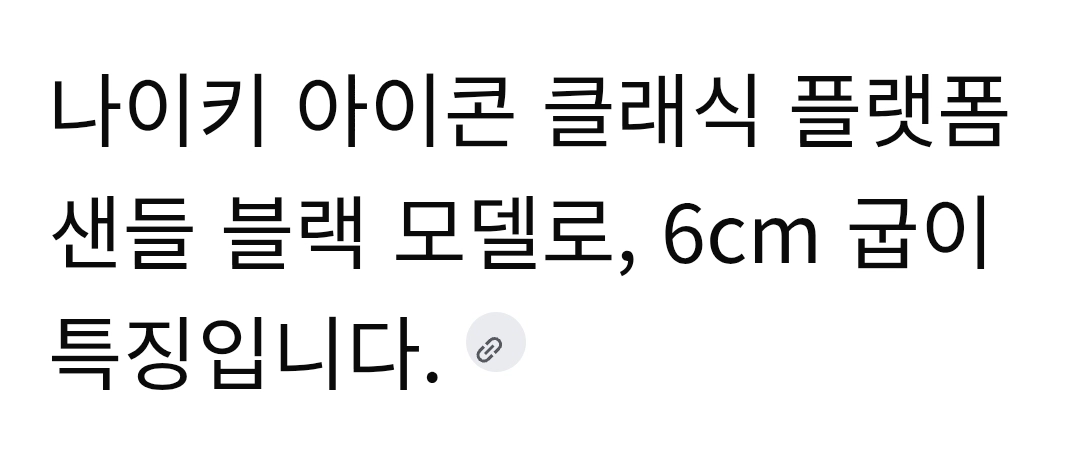나이키 아이콘 클래식 낸들 255ㅡ260 이미지