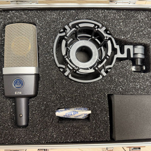 상태최상) AKG C214 콘덴서 마이크 풀박스 정리합니다 이미지