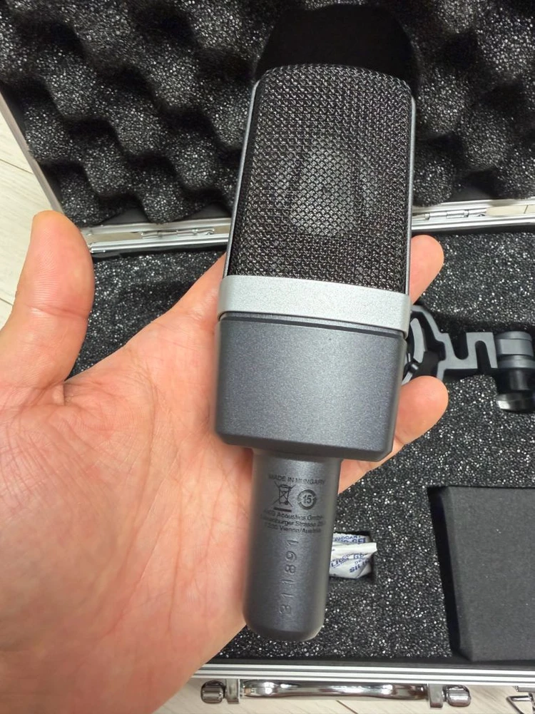 상태최상) AKG C214 콘덴서 마이크 풀박스 정리합니다 이미지