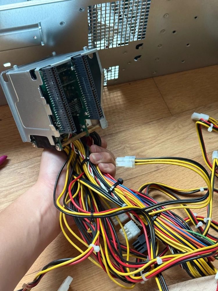 슈퍼마이크로 티타늄1200w 서버 파워 2개+기판 이미지