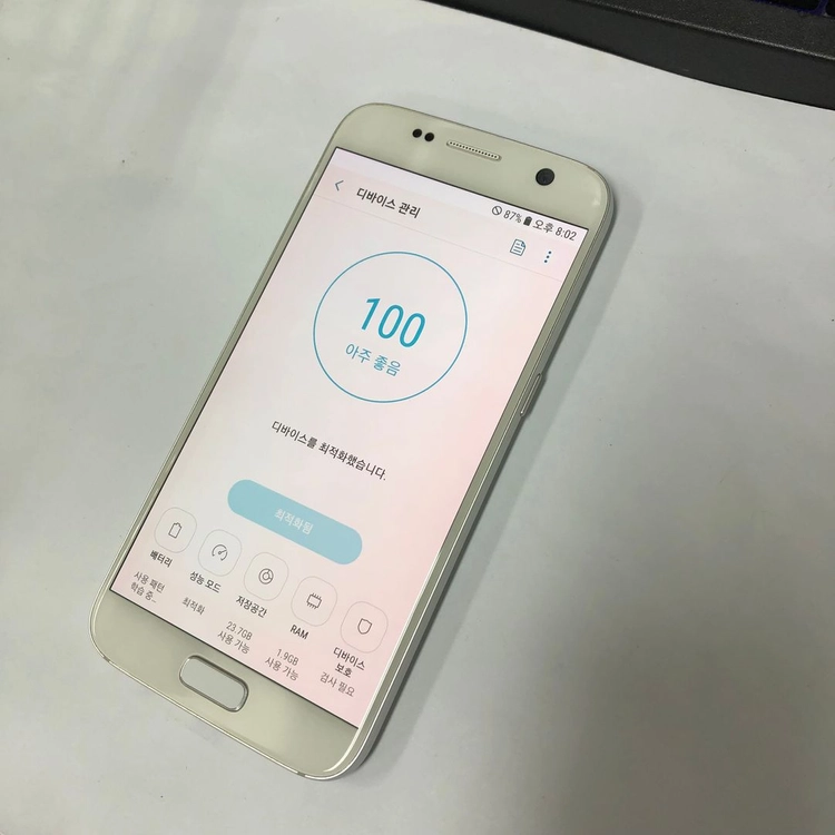 .갤럭시S7 32GB 화이트 SK AA급 중고폰 214709 이미지