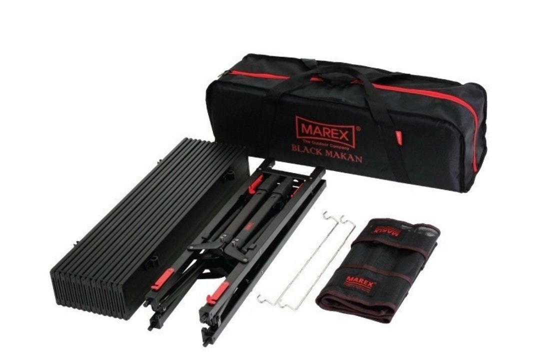 캠핑 테이블 MAREX 마렉스 카라반 1600 롤테이블 블랙 높이조절 6인용 이미지