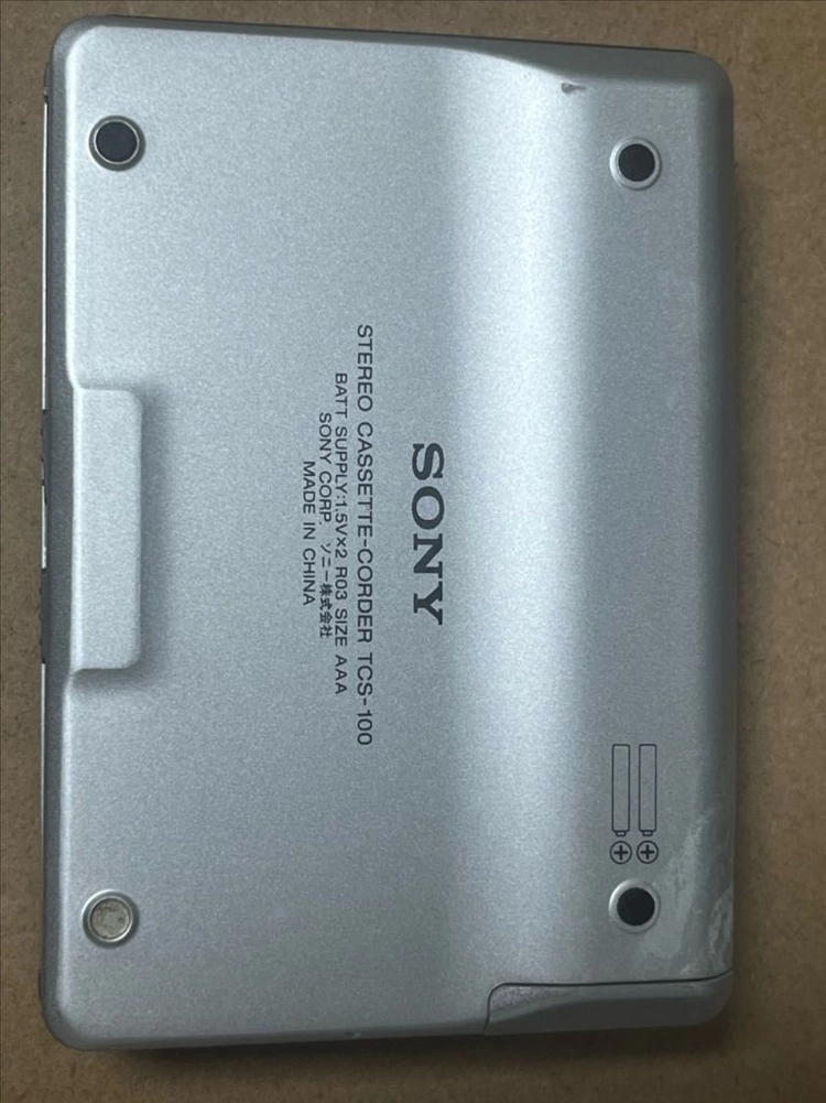 SONY TCS-100 카세트 녹음기 워크맨 소니 tcs 100 이미지