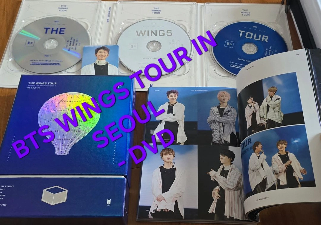 [BTS] 방탄소년단 2017 WINGS TOUR IN SEOUL DVD+블루레이 판매 이미지