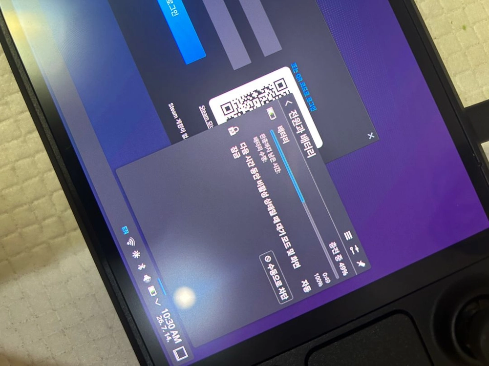 스팀덱 OLED 512GB 휴대용 게임기 배터리헬스 100 팔아요 이미지