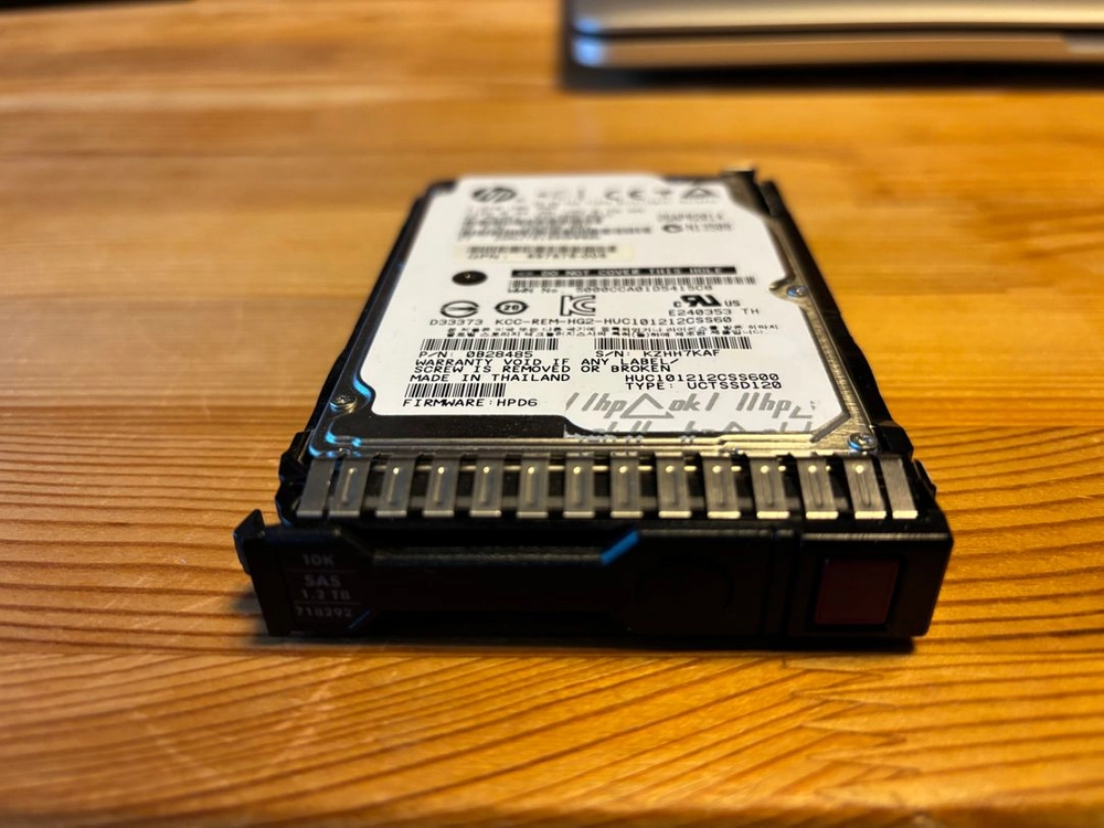HP 서버 하드디스크 1.2TB HDD (4개, 일괄 6만) 2.5인치 SAS 10k - 안심되는 중고거래