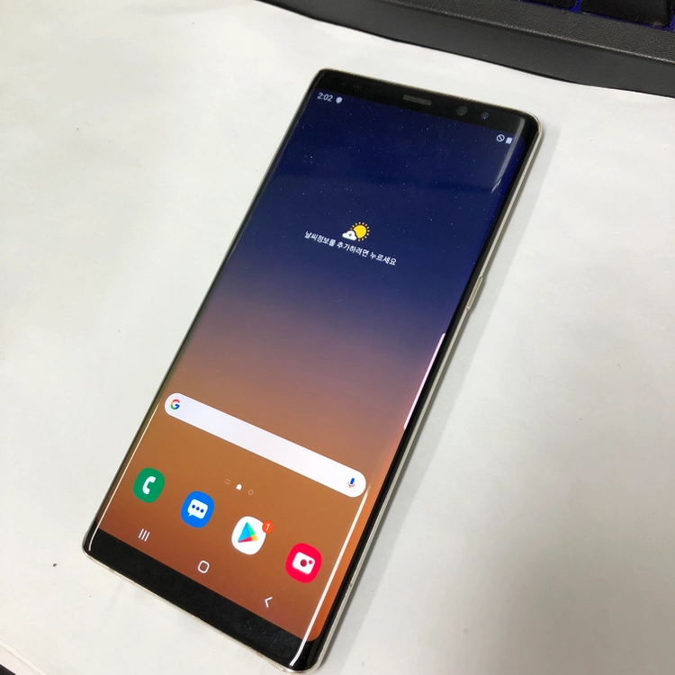 갤럭시노트8 64GB 골드 U+ 중고폰 기능정상 214589 이미지