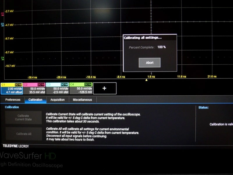 Lecroy Wavesurfer 4054HD 500MHz 오실로스코프 PP026 프로브 이미지