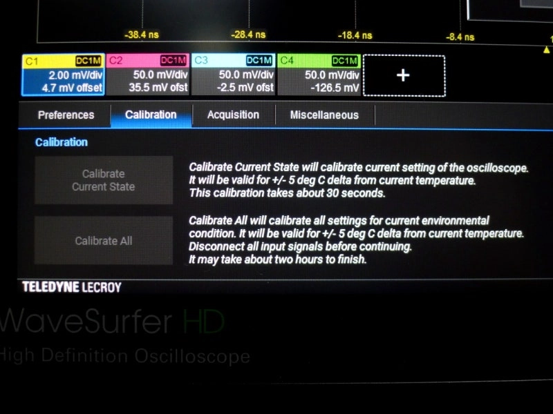 Lecroy Wavesurfer 4054HD 500MHz 오실로스코프 PP026 프로브 이미지