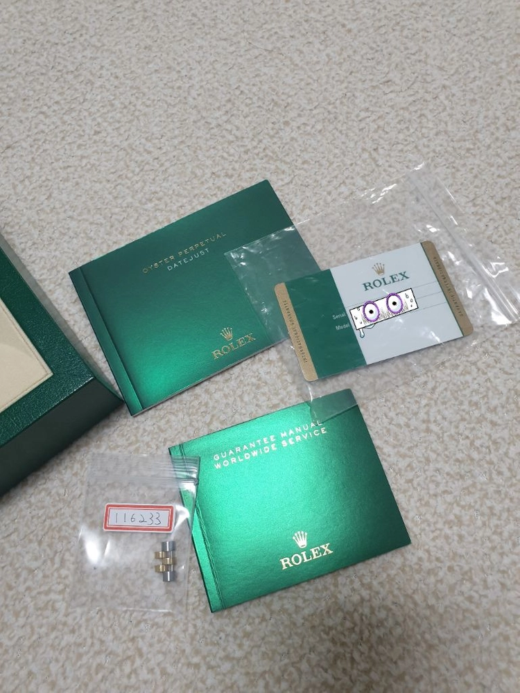 로렉스116233 2018년스탭핑 판매 이미지