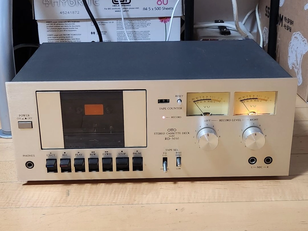 산요 Sanyo RD5050 빈티지 고전 오디오 카세트 테이프 데크 - 안심되는 중고거래