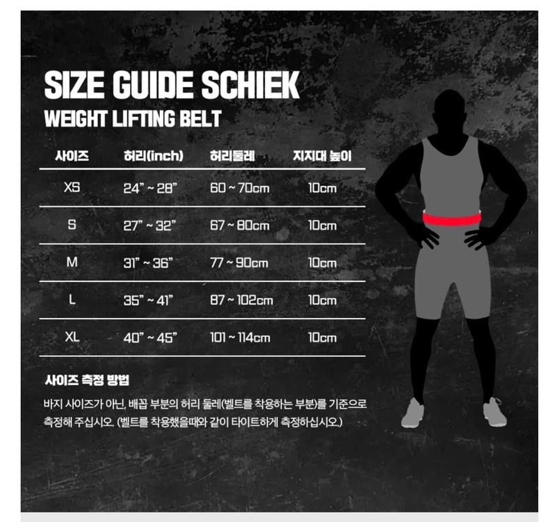 SCHIEK 2004 헬스 벨트 리프팅 복압 크로스핏 웨이트 운동 역도 시크 쉬크 로얄블루 M 이미지