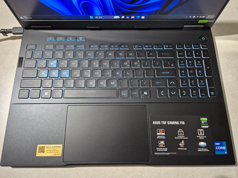 아수스 TUF 게이밍 노트북(14650HX/RTX 5060/32GB) 이미지