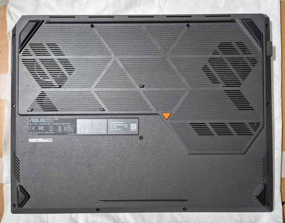 아수스 TUF 게이밍 노트북(14650HX/RTX 5060/32GB) 이미지