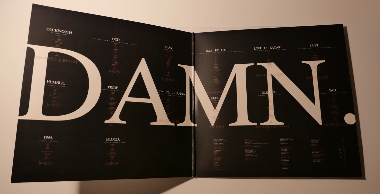 [LP] 켄드릭 라마 - Damn Collectors Edition (2018 미국 한정반 넘버링, 클리어바이닐) 이미지