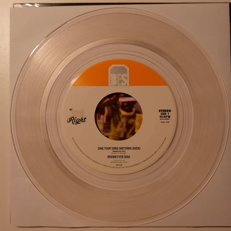 [LP] 브라운아이드소울 - It’s Soul Right 7인치 바이닐 이미지
