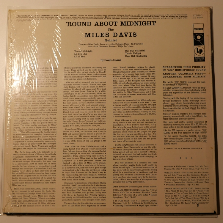 [LP] 마일즈 데이비스 - 2종 일괄 (1960년대 미국반 / 2-EYE 레이블) 이미지