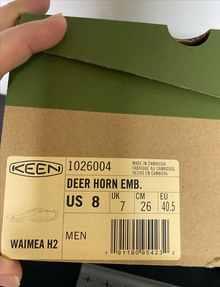 [KEEN] 킨 X S2W8 와이메아 블랙 260사이즈 이미지
