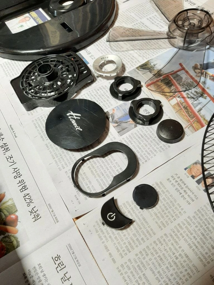 한일선풍기, 전자식, 리모트컨트롤 (본문에 아주 자세하게) 이미지