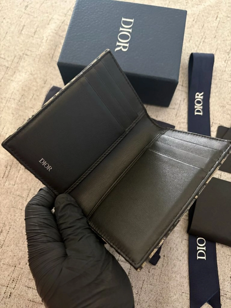 [새상품급]디올 오블리크 오거나이저 카드지갑 베이지 풀구성 이미지