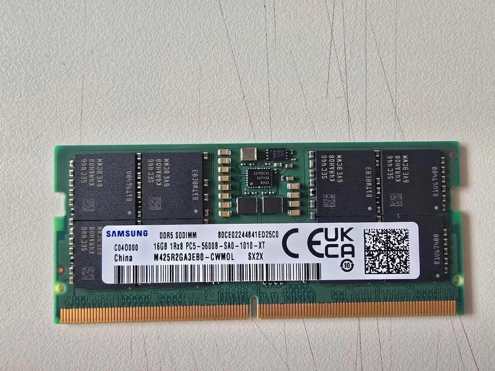 삼성 DDR5 16GB 5600 노트북 램 메모리 이미지