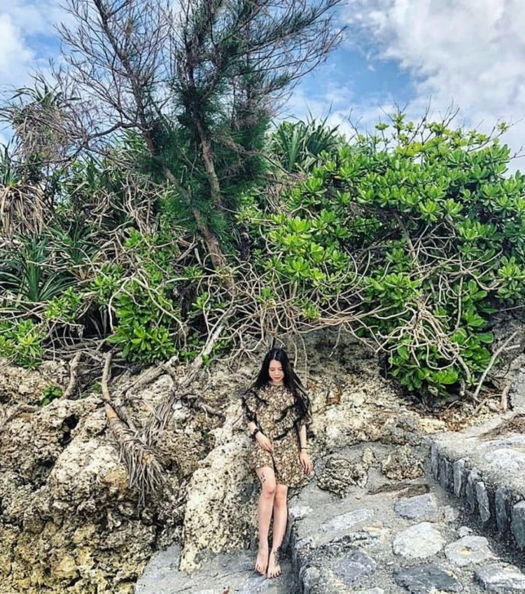 스타일난다 플라워 프릴 레이스 미니원피스 이미지