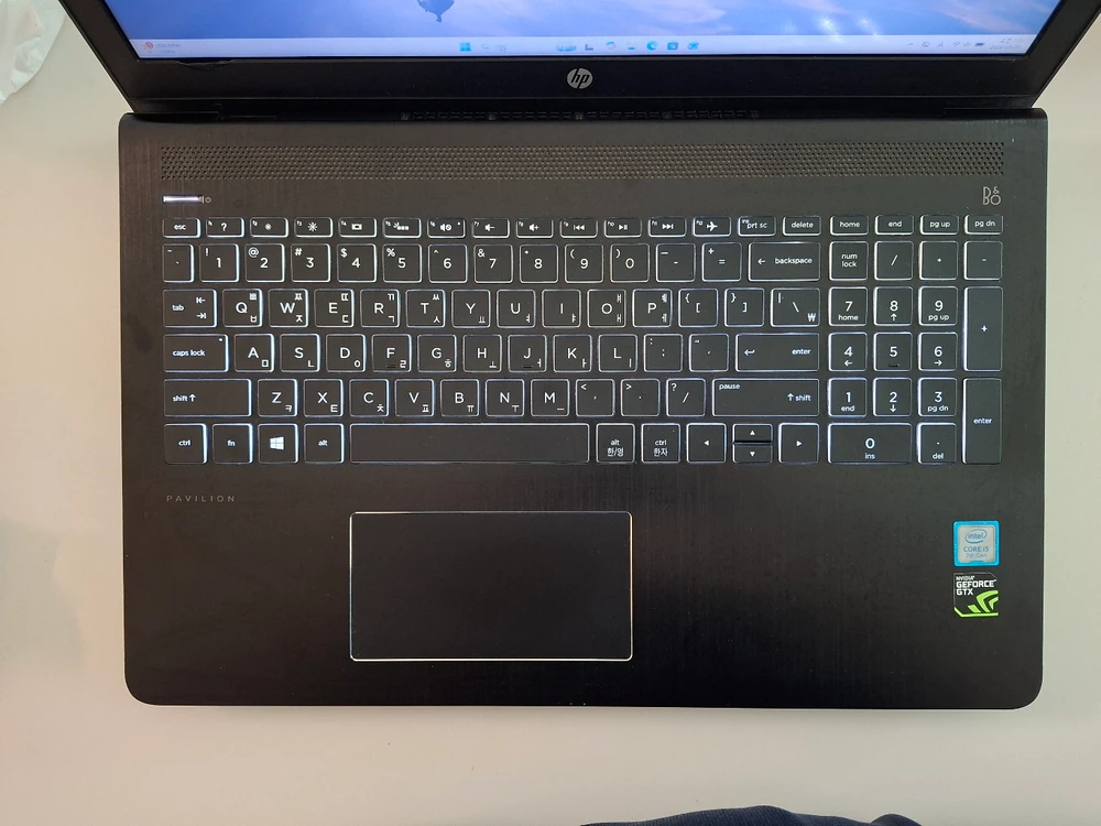 HP 파빌리온 (15-cb080TX) 7300HQ GTX1050 16G 게이밍 노트북(윈도우11 정품포함) 이미지