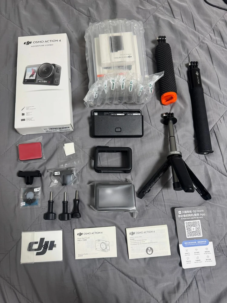 DJI 오즈모 액션 4 어드벤처 콤보(본체 미개봉 새상품) 이미지