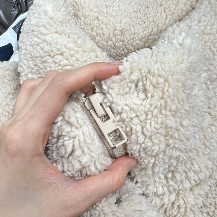 자라 뽀글이 후리스 겨울 양털 크롭 자켓 점퍼 코트 여L 라덴 빈티지 이미지