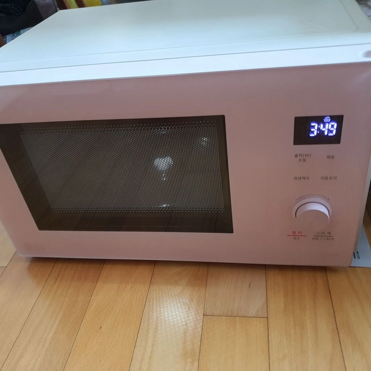 LG 오브제컬렉션 전자레인지 MWJ25P 핑크 오븐 전자렌지 에어프라 엘지 20리터 용량에 1570W의 강력한 성능 이미지