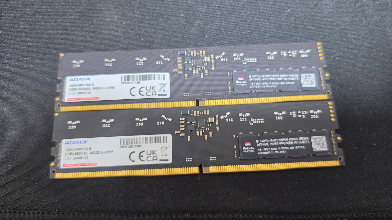 ADATA DDR5 5600 램 32GB(16G*2) 중고 이미지