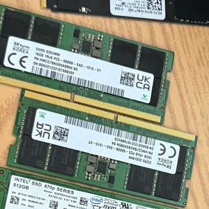 sk하이닉스 ddr5 16GB 5600 노트북램 메모리 이미지