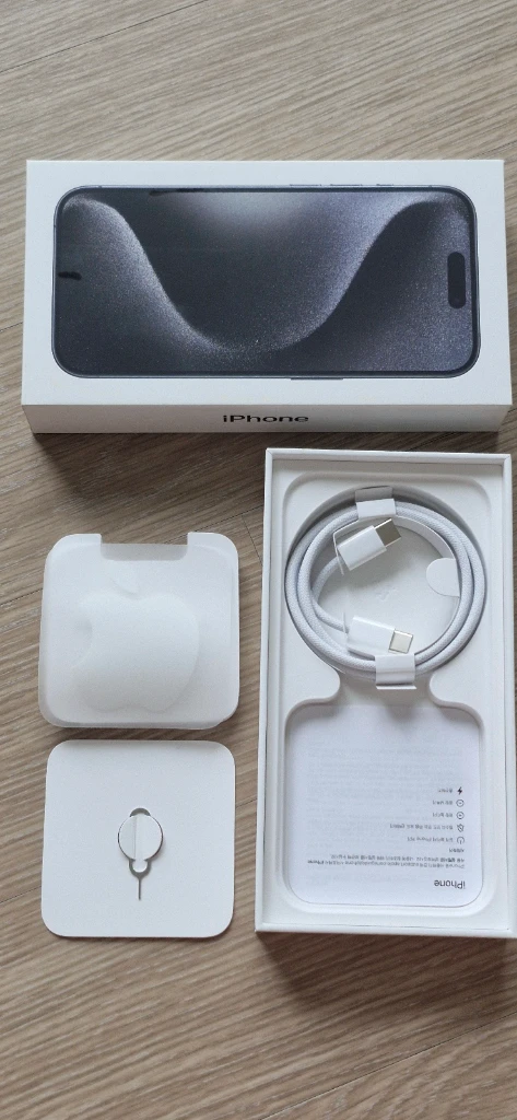 아이폰15PRo 256g 블랙티타늄 이미지