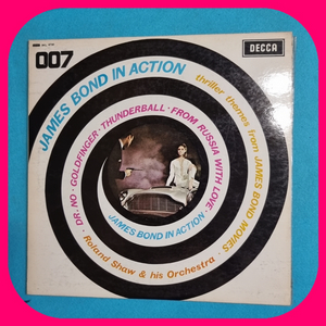 DECCA 007 제임스본드 인 액션.LP.NM/NM 이미지