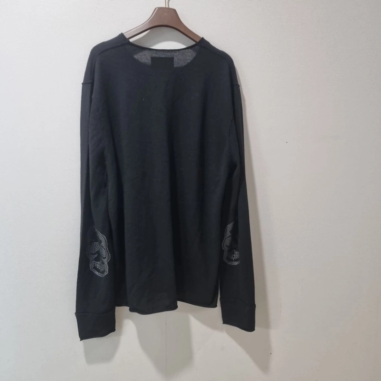 ZADIG&VOLTAIRE 쟈딕앤볼테르 블랙 메리노울 니트 L 이미지