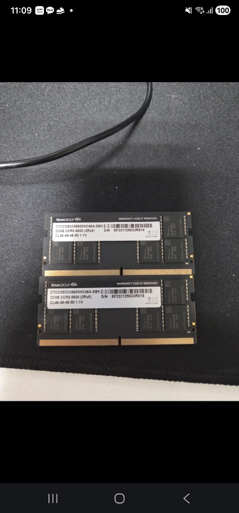 팀그룹 DDR5 5600 32GB 2개 SO-DDIM 노트북용 이미지