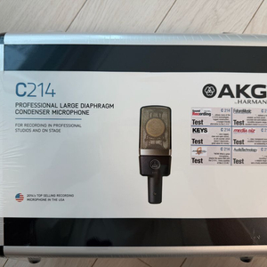 미개봉) AKG C214 콘덴서 마이크 풀박스 팝니다 이미지