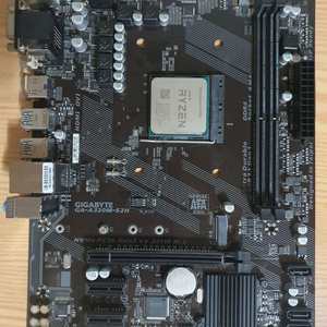 AMD 라이젠 3500X + 기가바이트 A320M-S2H 이미지