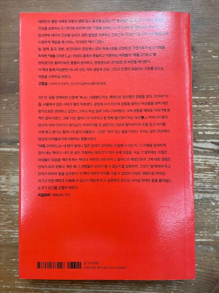 배틀그라운드 : 낙태죄를 둘러싼 성과 재생산의 정치 - 백영경 외 이미지