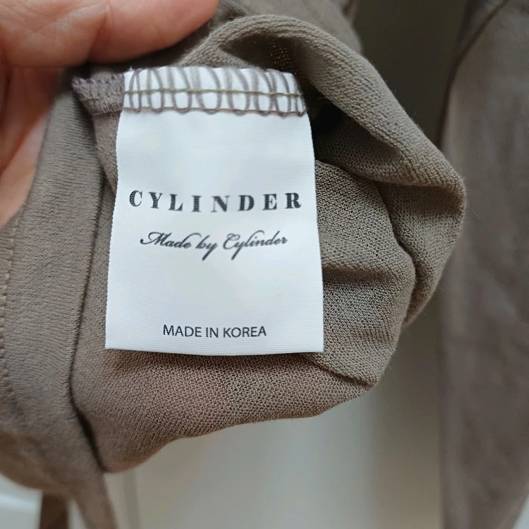 (미착용) CYLIDER 여름용 가디건티셔츠 이미지