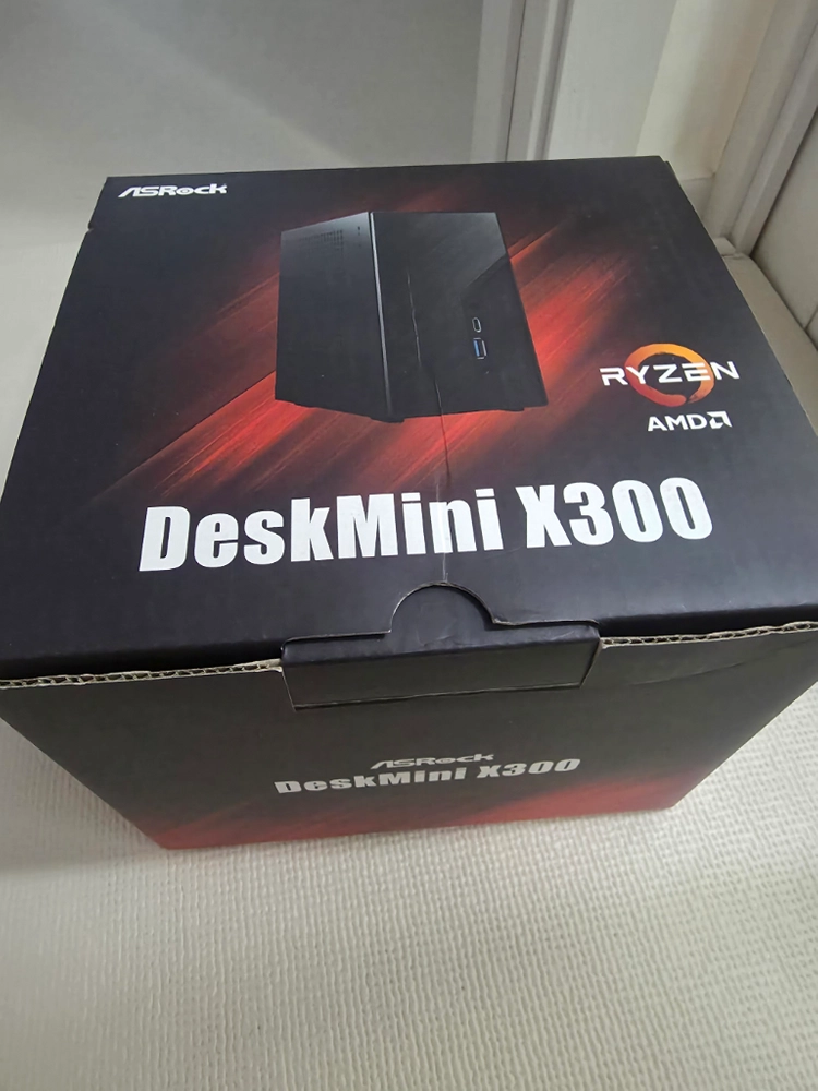 asrock deskmini x300 라이젠7 미니pc 이미지