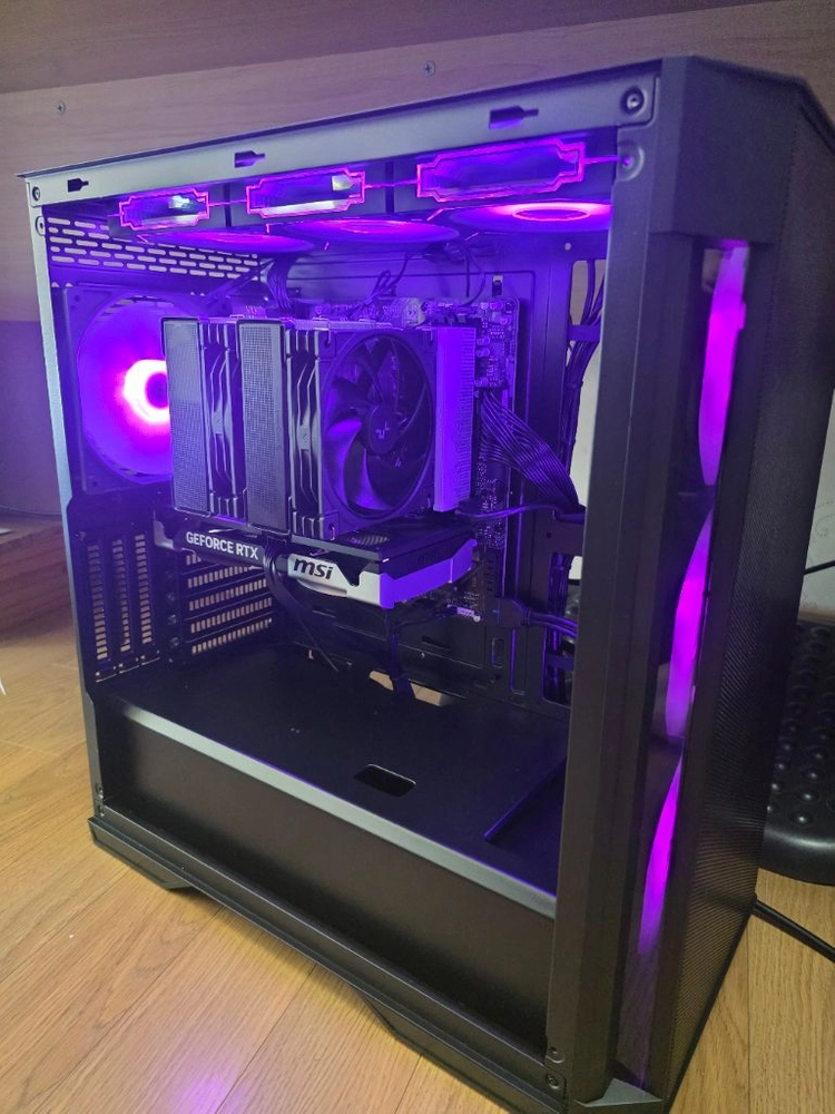 AMD 라이젠 9600x, rtx5060ti 등 컴퓨터 본체 판매 이미지
