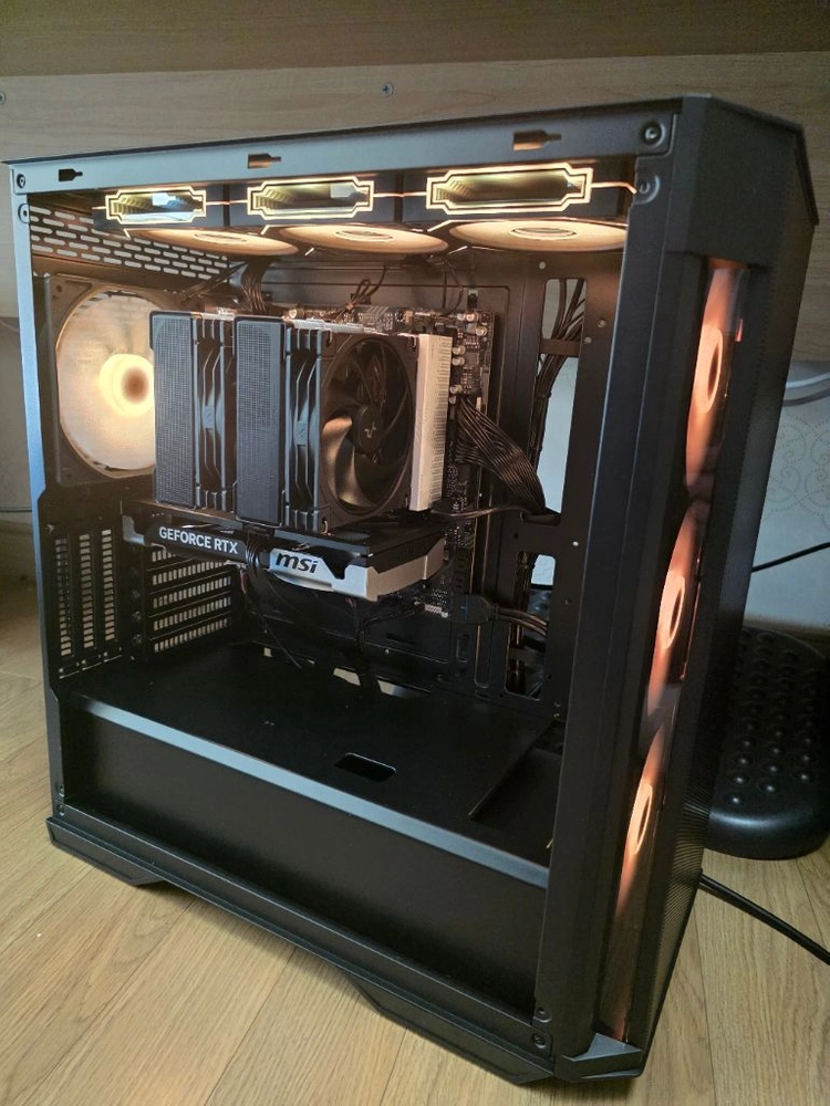 AMD 라이젠 9600x, rtx5060ti 등 컴퓨터 본체 판매 이미지